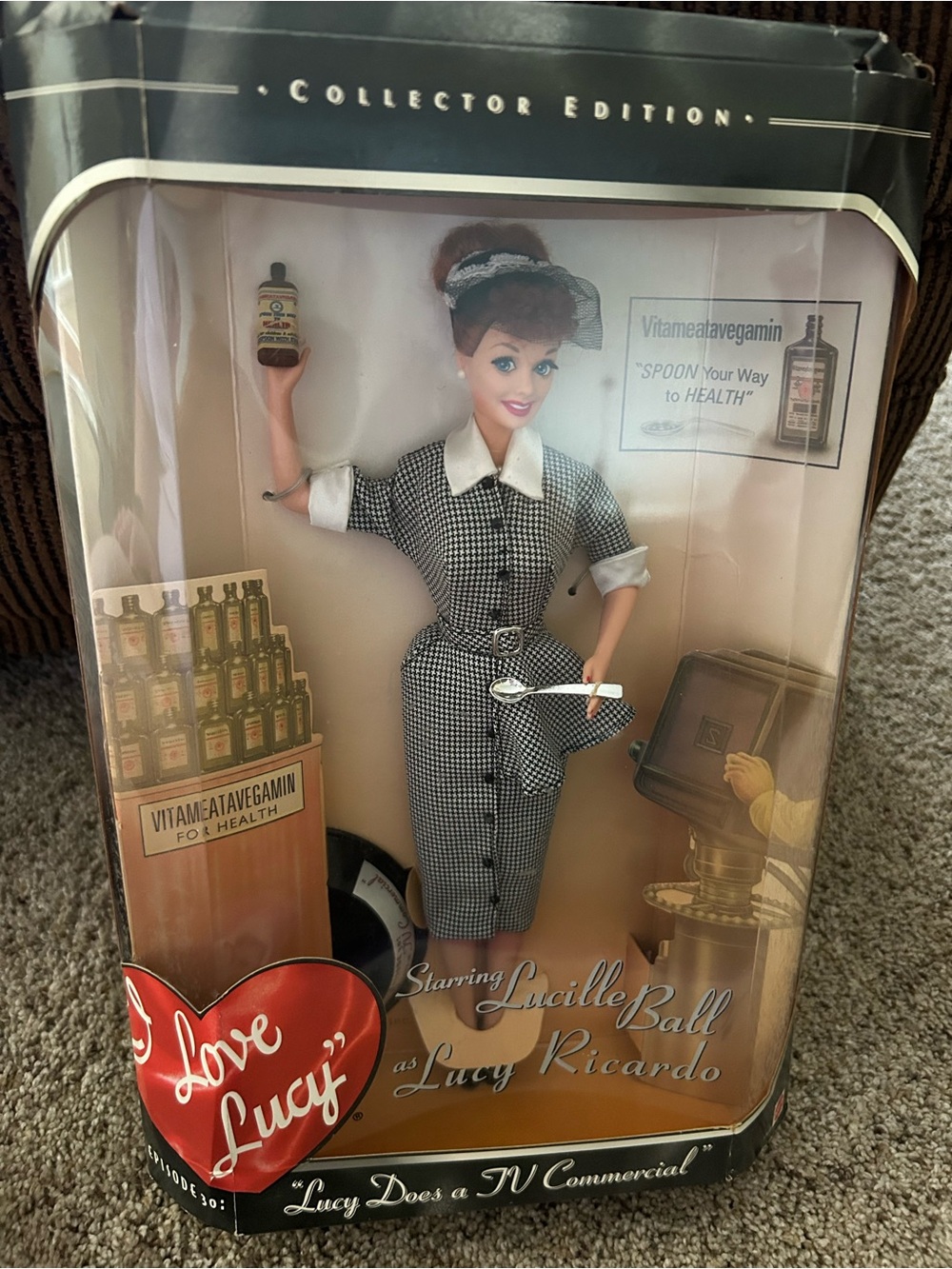 Collector Edition 'I Love Lucy' Doll, Episode 30, “Lucy Does A TV Commercial”